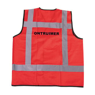 RWS veiligheidsvest ontruimer rood