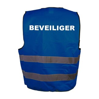 Beveiliger hesje blauw