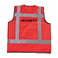 RWS veiligheidsvest security rood