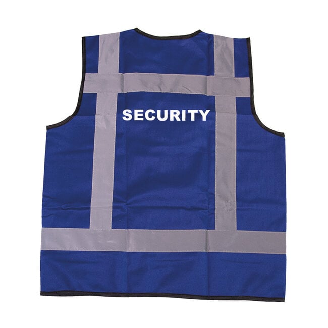 RWS veiligheidsvest security blauw