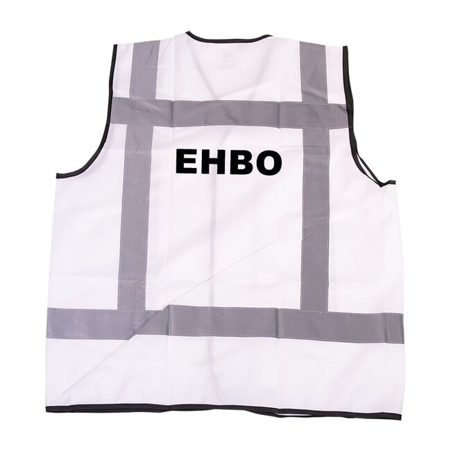 RWS veiligheidsvest EHBO wit