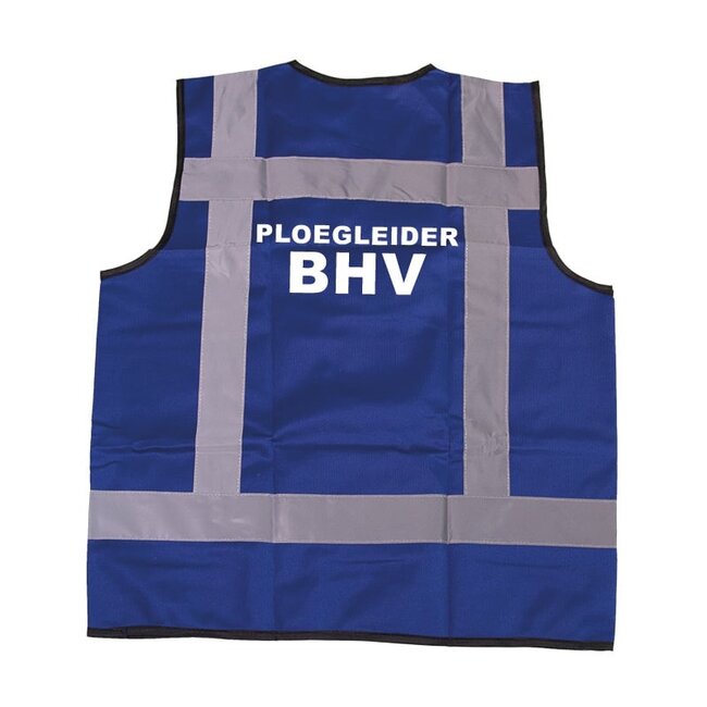 RWS veiligheidsvest ploegleider BHV blauw