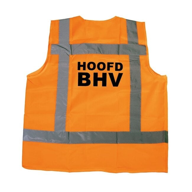 RWS veiligheidsvest hoofd BHV oranje