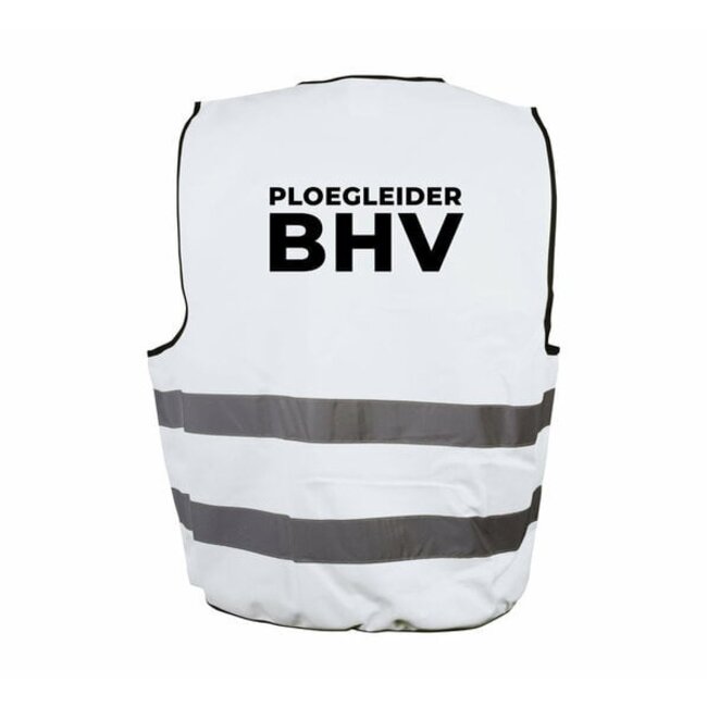 Ploegleider BHV hesje wit