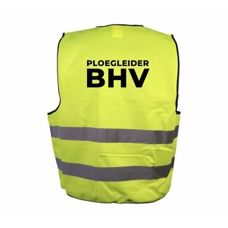 Ploegleider BHV hesje geel