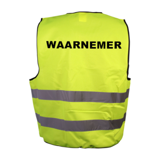 Waarnemer hesje geel