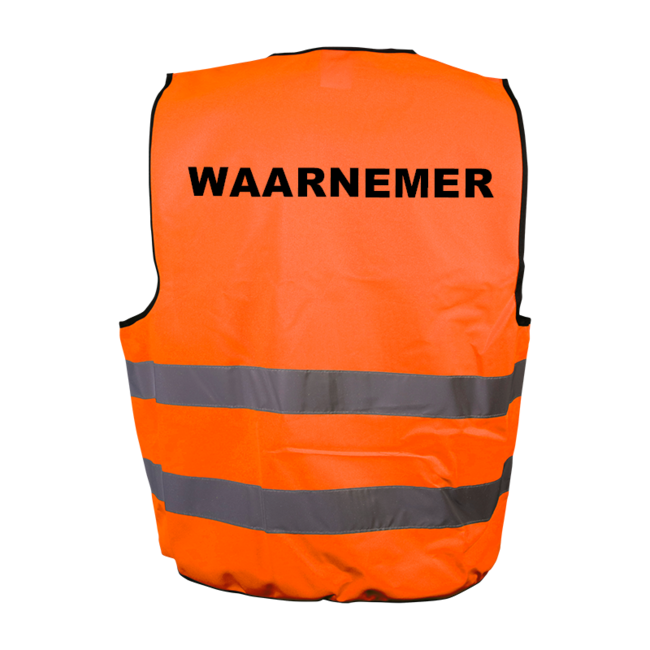 Waarnemer hesje oranje