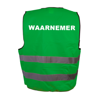 Waarnemer hesje groen