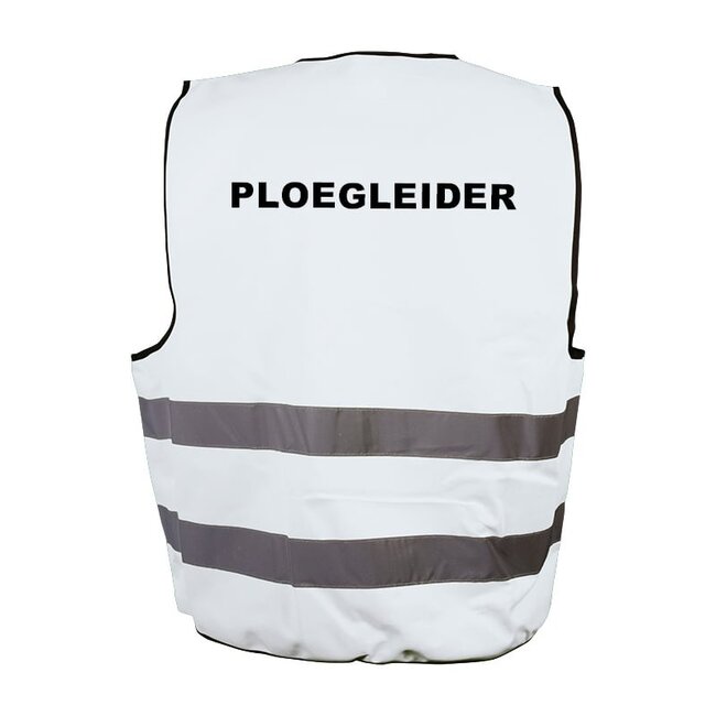 Ploegleider hesje wit