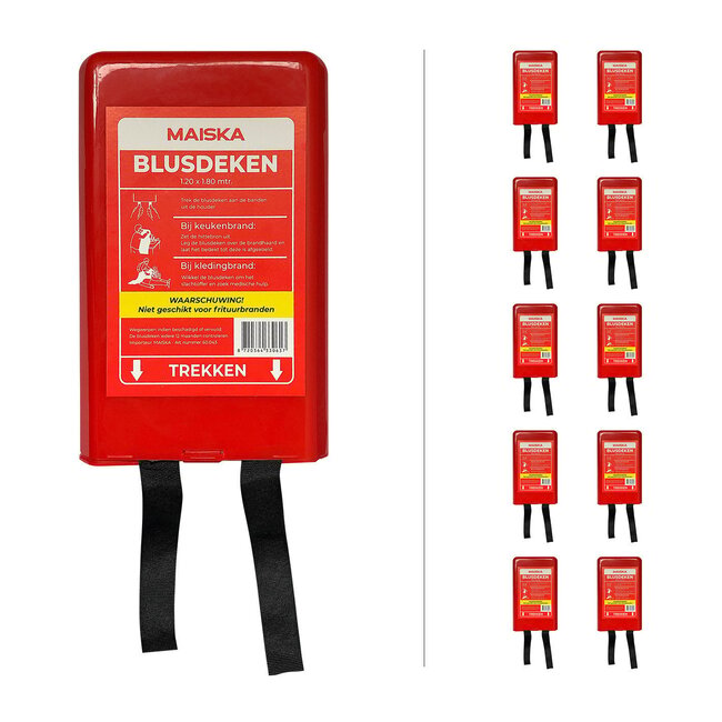 MAISKA 10-pack hardcase Blusdeken MAISKA 120 x 180 cm