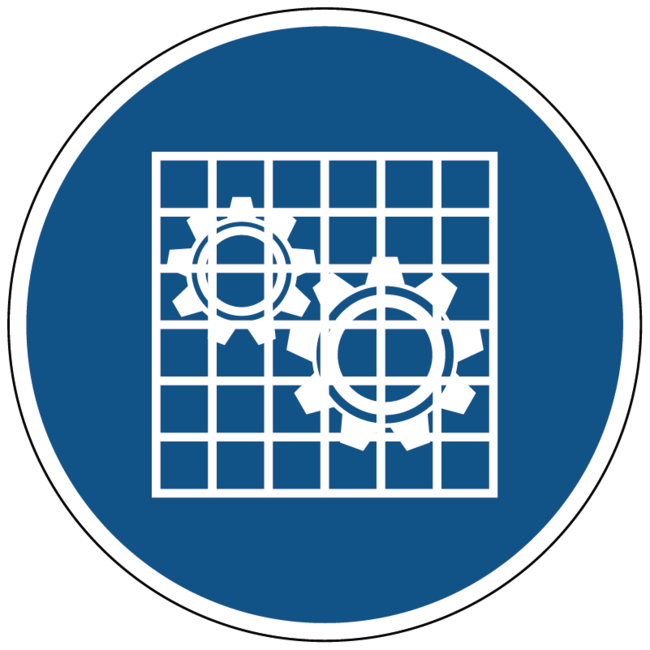 Bescherming controleren gebodspictogram