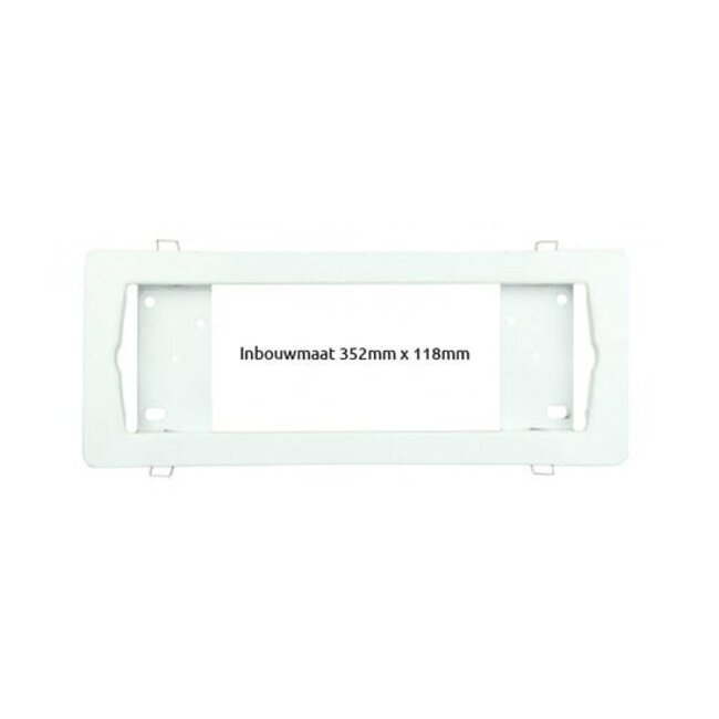 Normlights Inbouwframe wit t.b.v. Bulkhead 4W & Bulkhead 6,5W