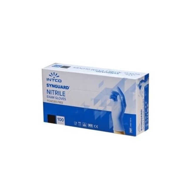 Nitril handschoenen blauw  doos a 100 stuks