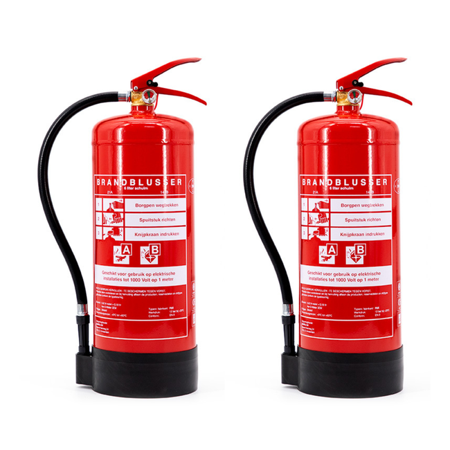Schuimblusser 6 liter 2-pack