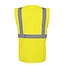 Veiligheidshesje met rits geel