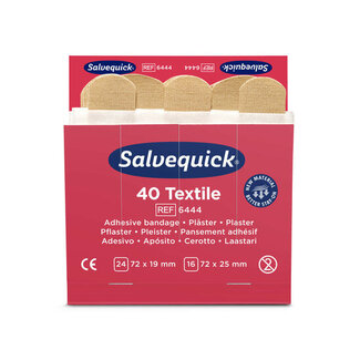 Salvequick Salvequick 6444 navulling 40 textiel pleisters