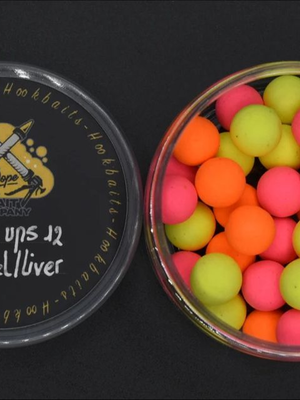 Dope Baits Mussel Liver mixed fluoro pop ups