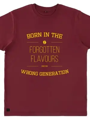 Forgotten Flavours BIWG-T-Shirt bordeaux