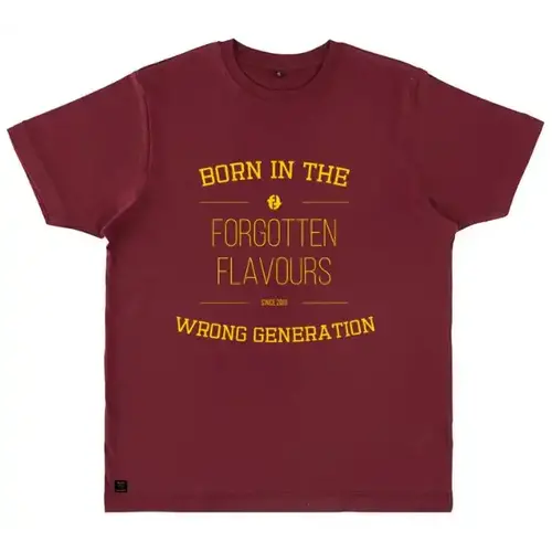 Forgotten Flavours Tee-shirt BIWG bordeaux