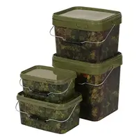 Rectangular Camo Bait Buckets