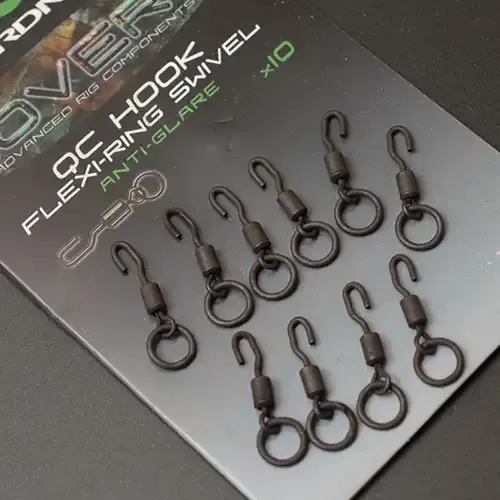 Gardner Tackle QC hook Flexi Ring swivel size 12