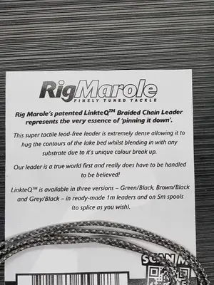 Rigmarole Ready Tied Linkteq Braided Leader 1m