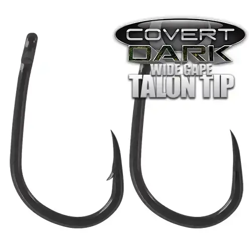 Gardner Tackle Covert Dark Wide Gape Talon Tip Hooks Barbless