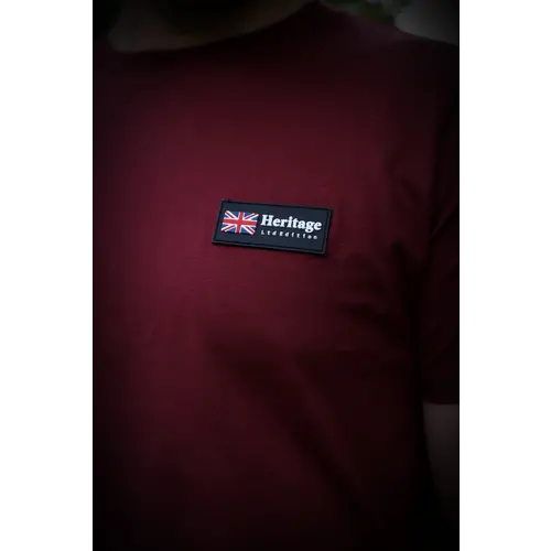 Heritage Staple burgundy t-shirt