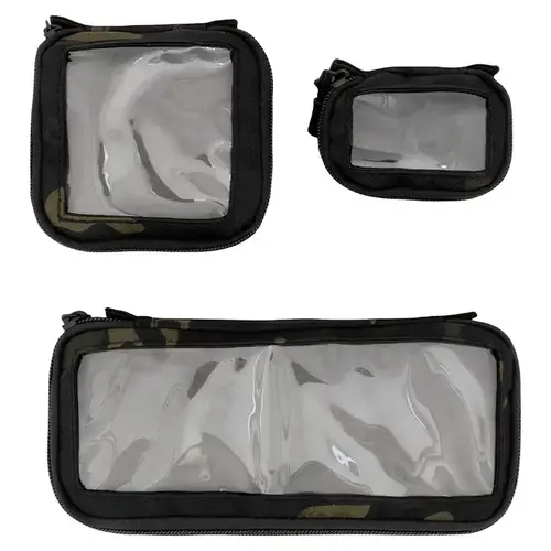 Speero Tackle Black camo Clear View Pouches Kit