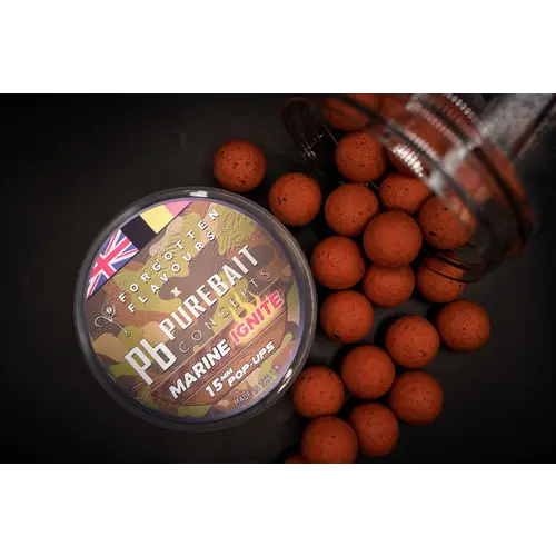 Forgotten Flavours Marine Ignite - Pure bait PB Concepts collab pop ups 15mm