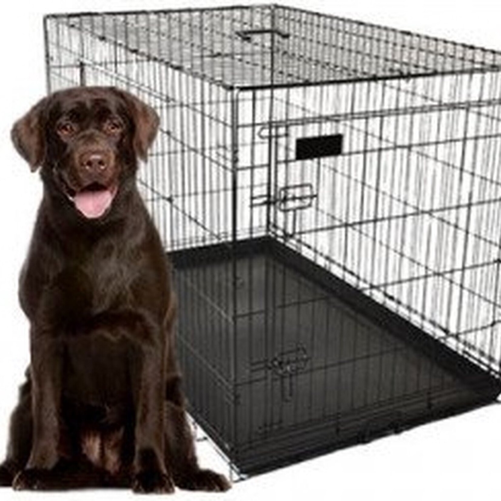 Dok Home Dog Kennel - Black - 91 x 57 x 64 cm