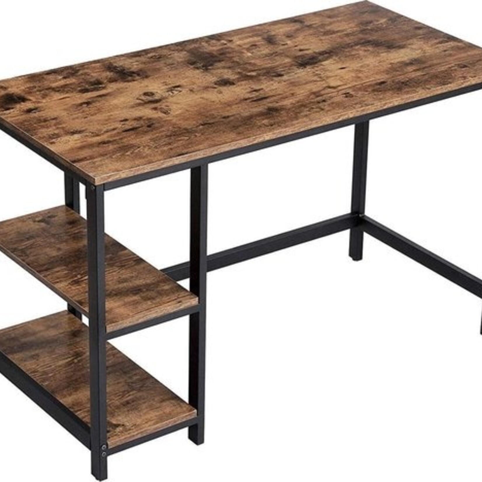 Dok Home Vasagle - Vintage Desk - Metal & Wood - Black/Brown