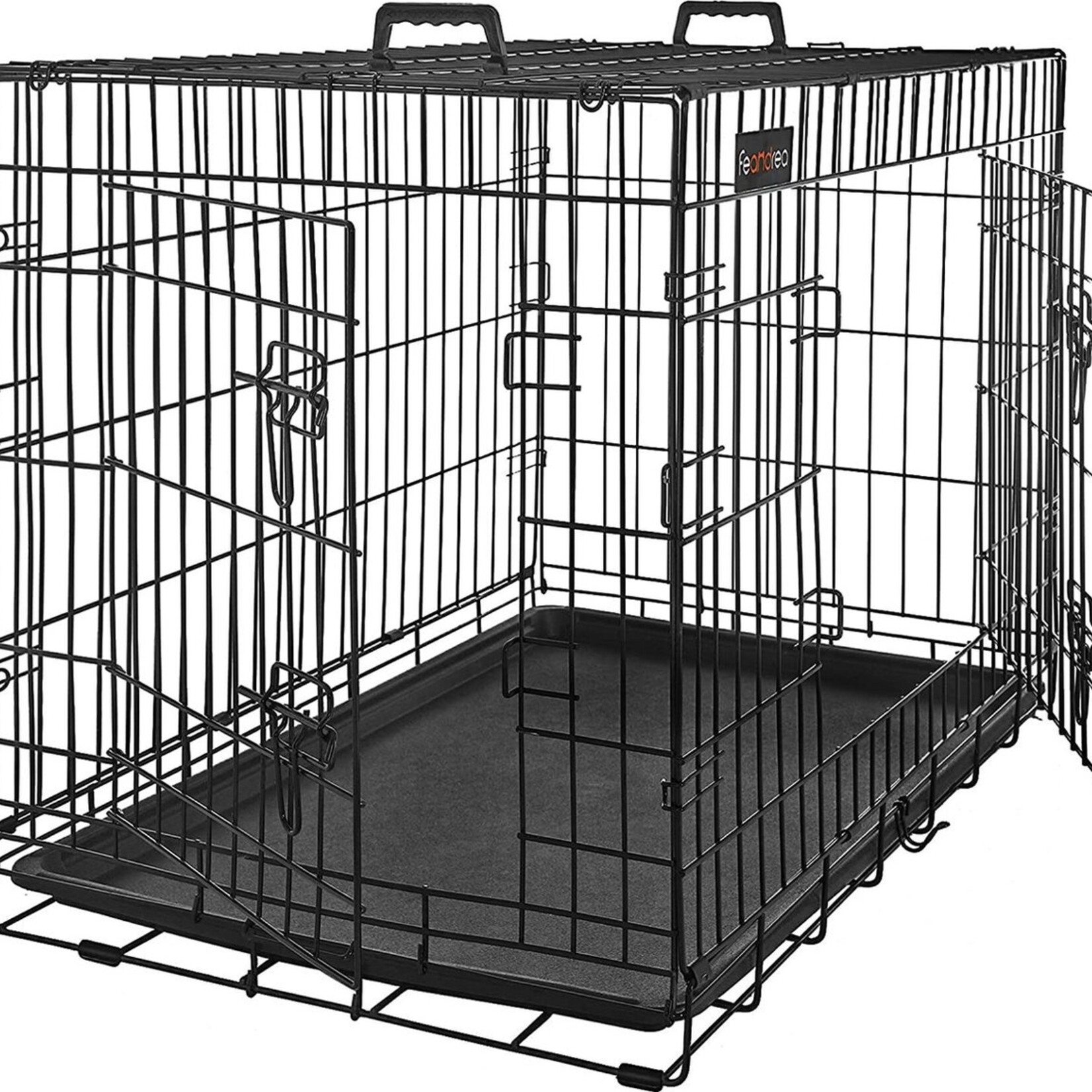 Dok Home Dok Pets - Honden Bench - Opvouwbaar - Zwart - XXL - 121 x 74 x 81 cm