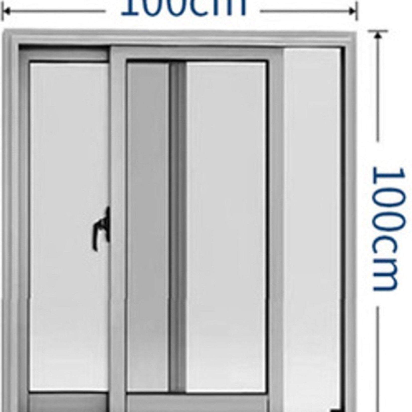 Isolerende Raamfolie - Helpt Tegen Kou en Tocht - 100 x 100 cm - Wit