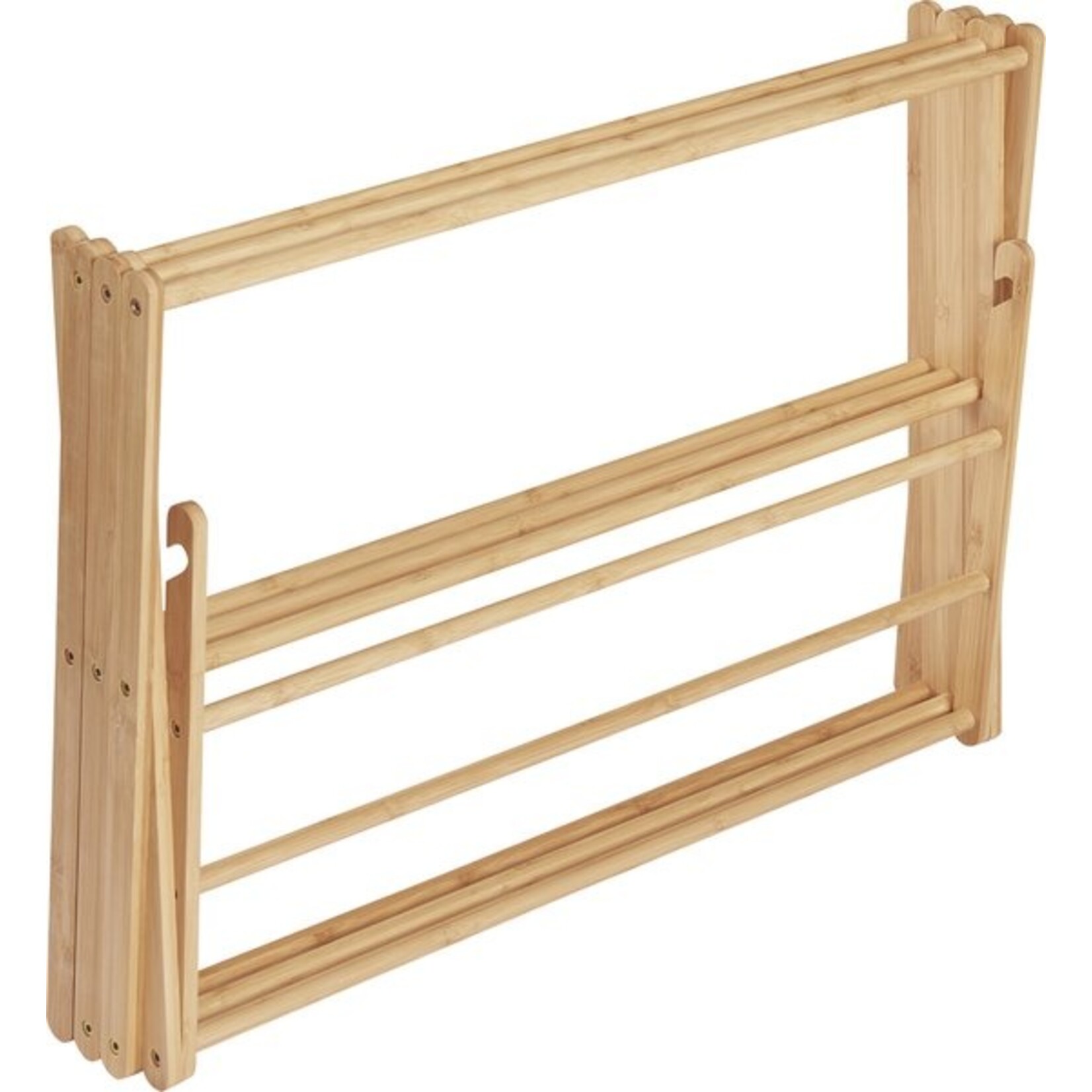 Drying rack Grinau foldable 110x57x35.5 cm bamboo