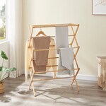 Dok Home Droogrek Grinau inklapbaar 110x57x35.5 cm bamboe