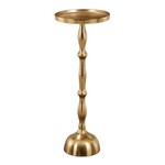 Mica Decorations Duco Bijzettafel - H66 x Ø25 cm - Gerecycled Aluminium - FSC 100% - Goud