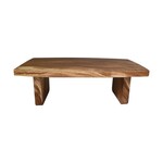 HSM Collection Dok Home Rechthoekige Salontafel-130*70*43-Bruin-Munggur