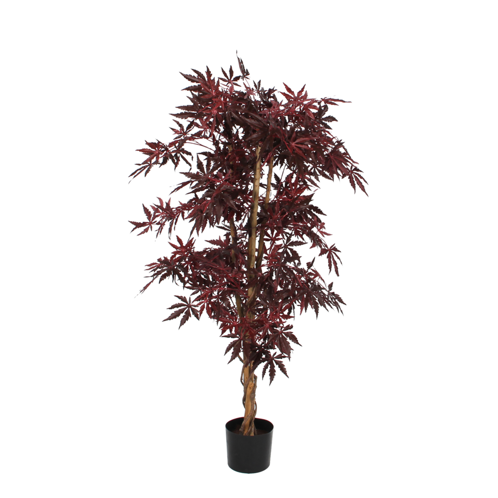 Mica Decorations Esdoorn Kunstplant - H140 x Ø80 cm - rood