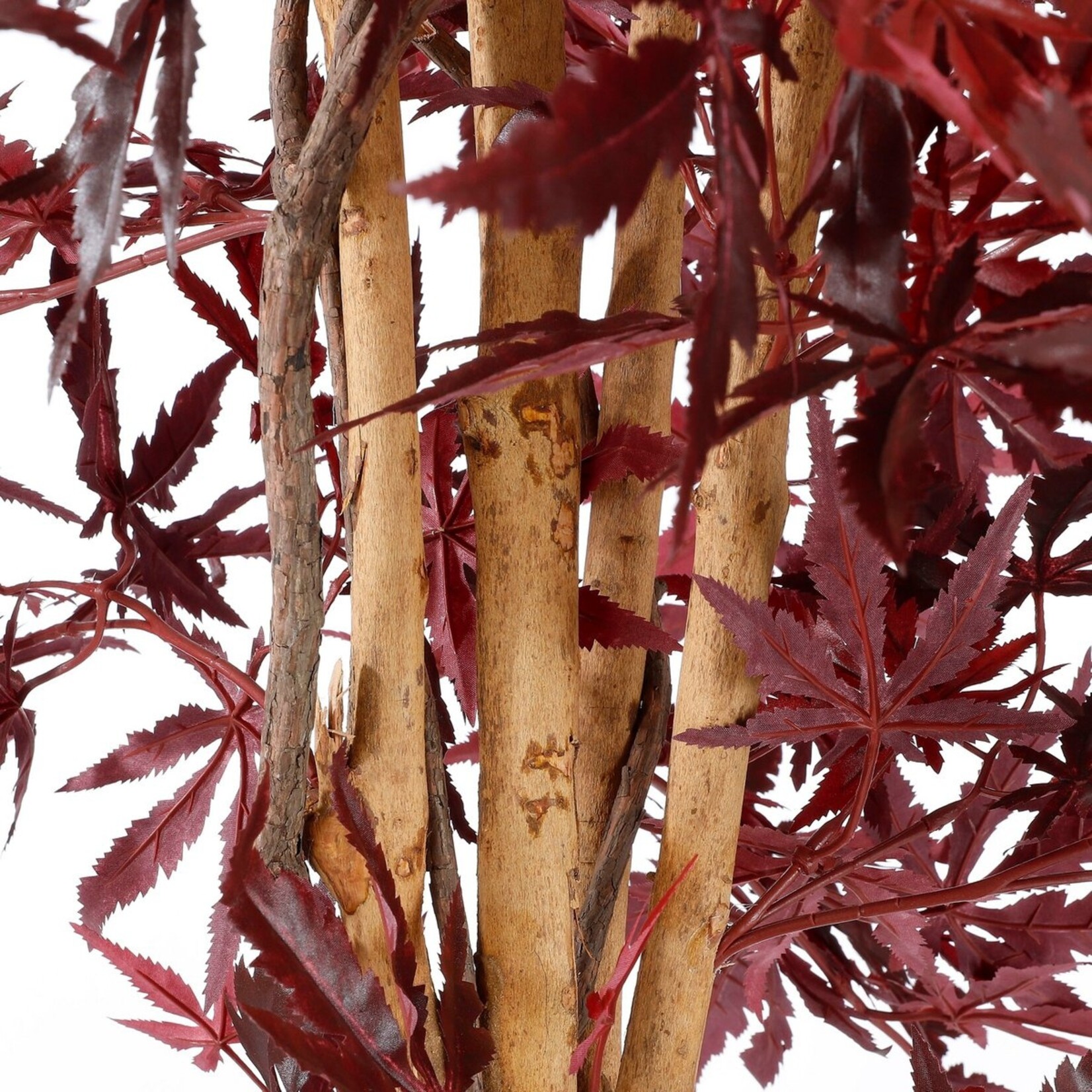Mica Decorations Esdoorn Kunstplant - H140 x Ø80 cm - rood