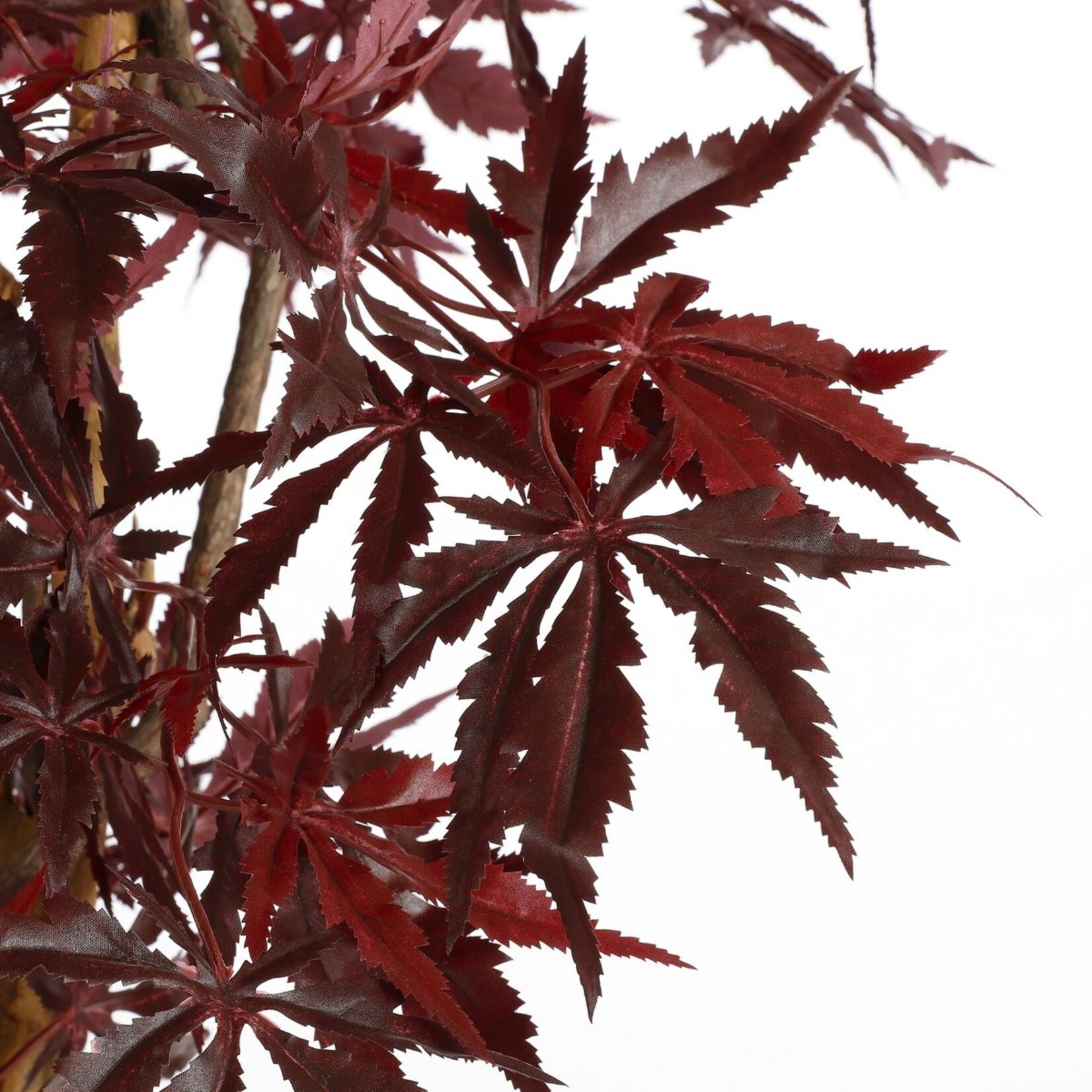 Mica Decorations Esdoorn Kunstplant - H140 x Ø80 cm - rood