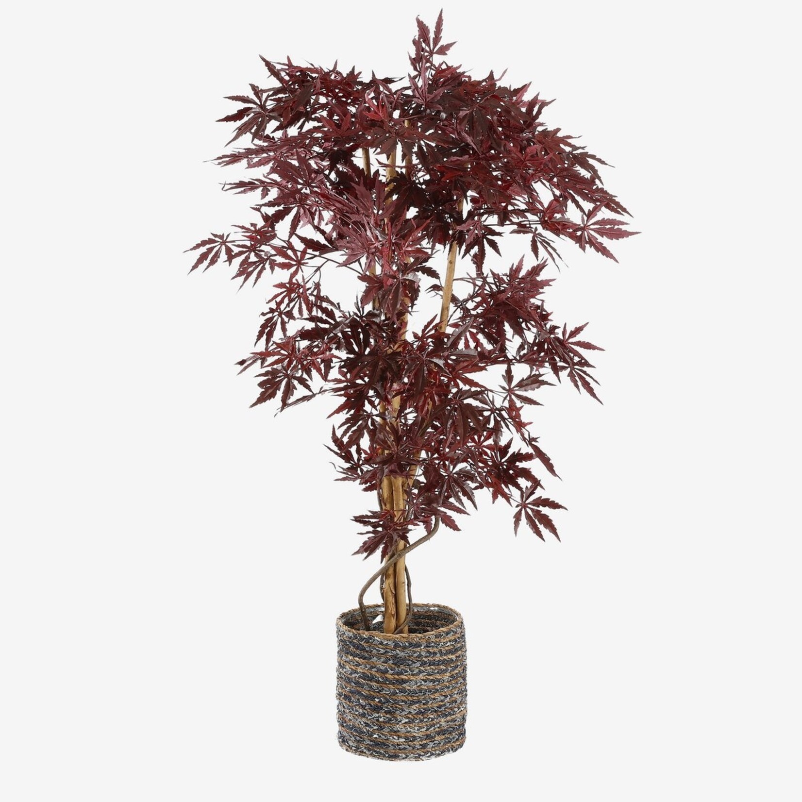 Mica Decorations Esdoorn Kunstplant - H140 x Ø80 cm - rood