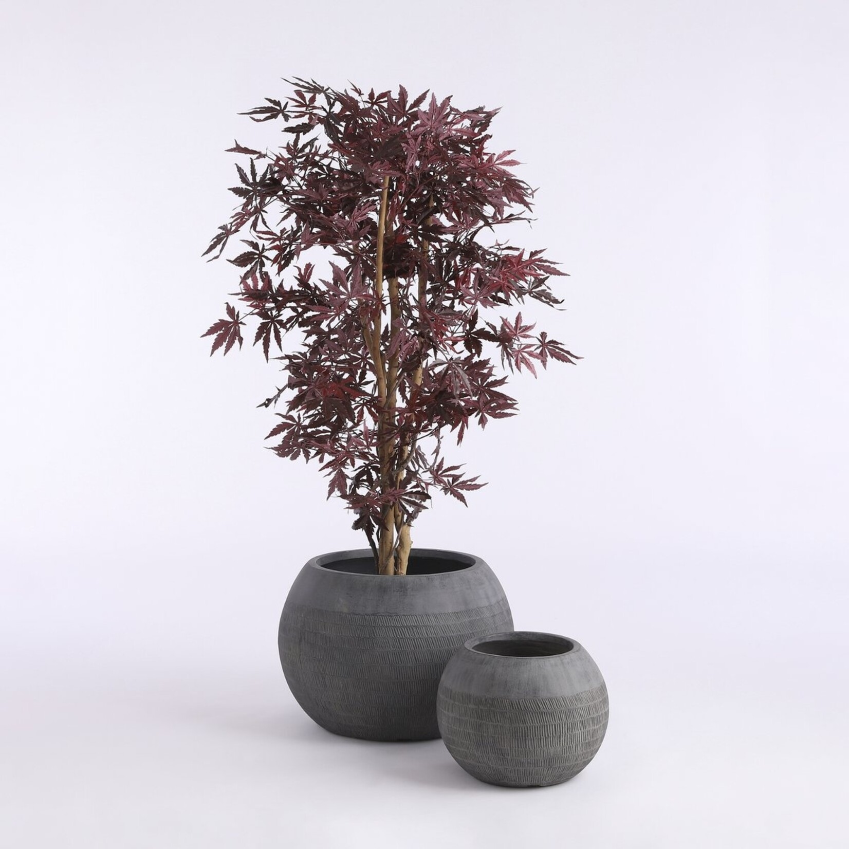 Mica Decorations Esdoorn Kunstplant - H140 x Ø80 cm - rood