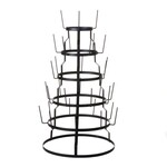 Mica Decorations Mokkenrek - H76 x Ø44 cm - Metaal - Zwart