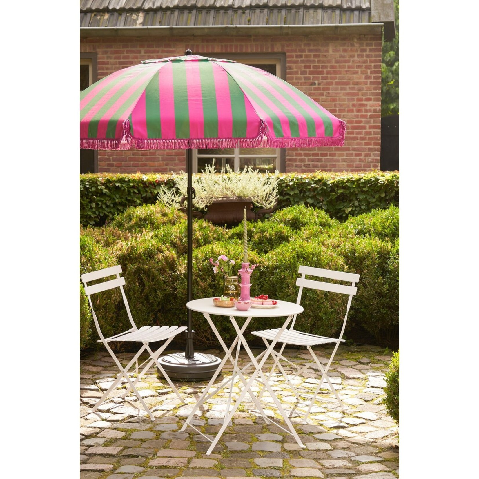 Mica Decorations Laurence Bistroset - Set van 3 - Metaal - Wit