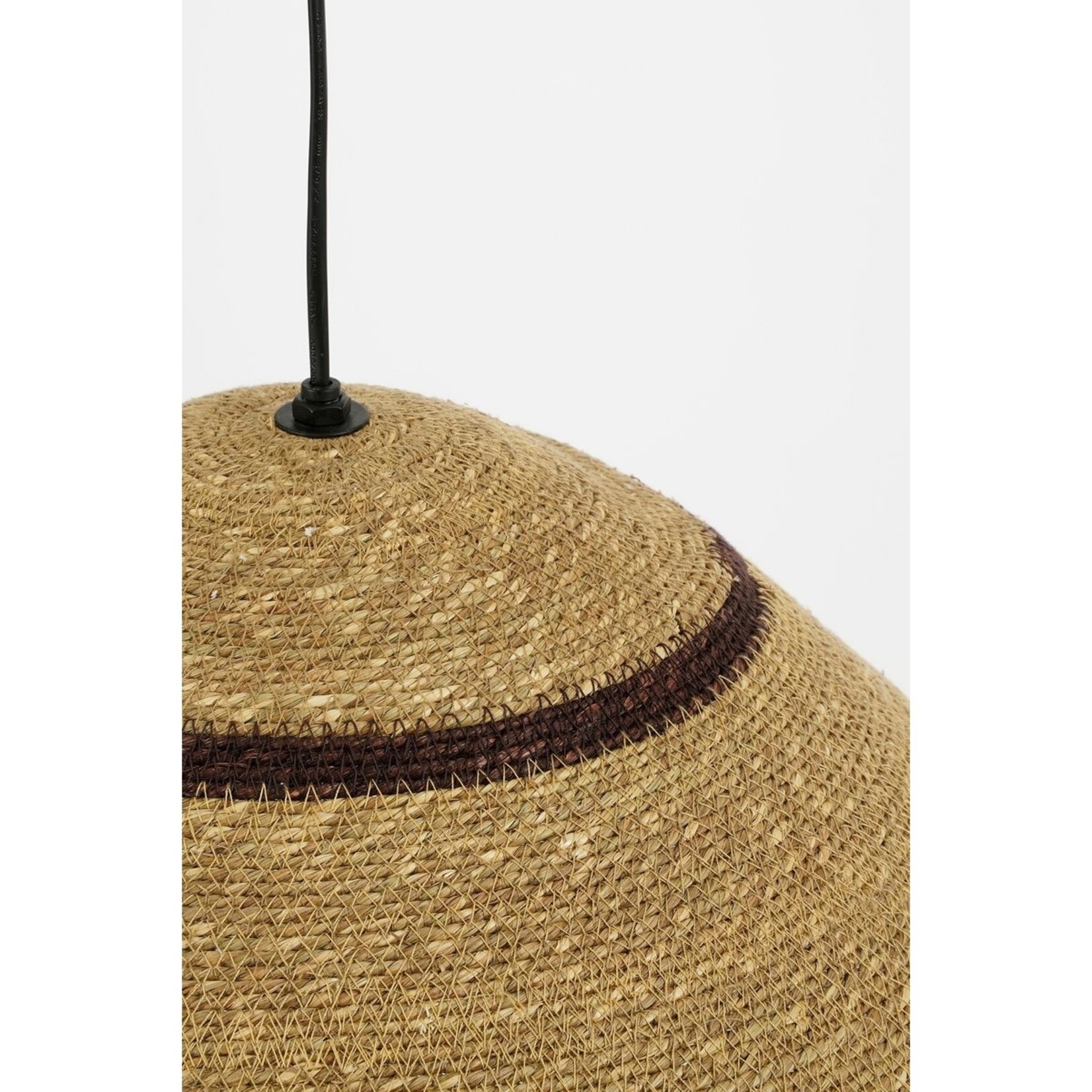 Mica Decorations Joulz Hanglamp - H22 x Ø41 cm - Jute - Lichtbruin