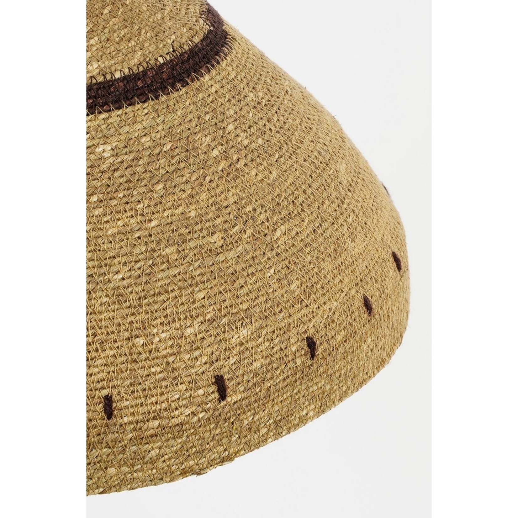 Mica Decorations Joulz Hanglamp - H22 x Ø41 cm - Jute - Lichtbruin