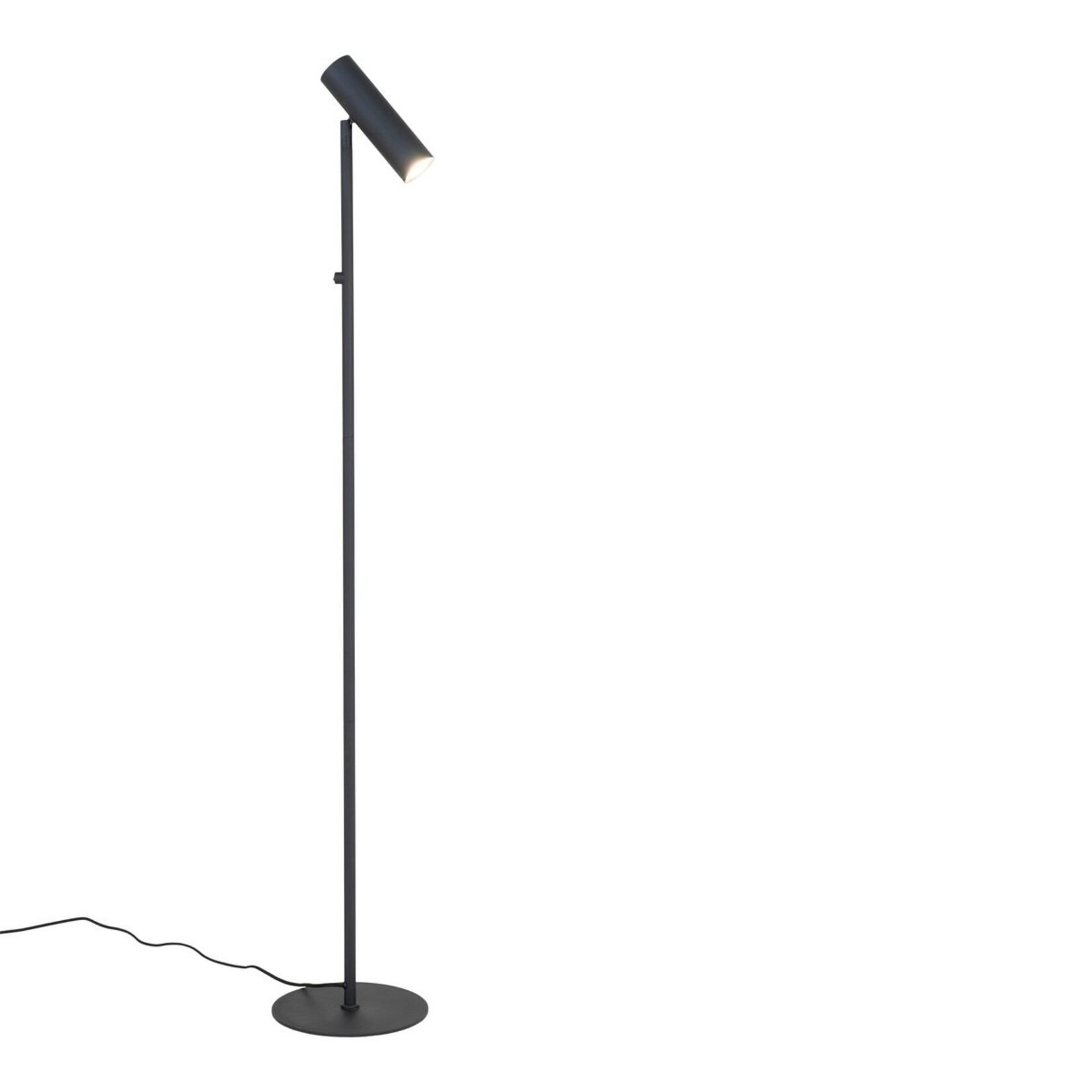 House Nordic Paris Vloerlamp - Zwart, Staal, 210 cm
