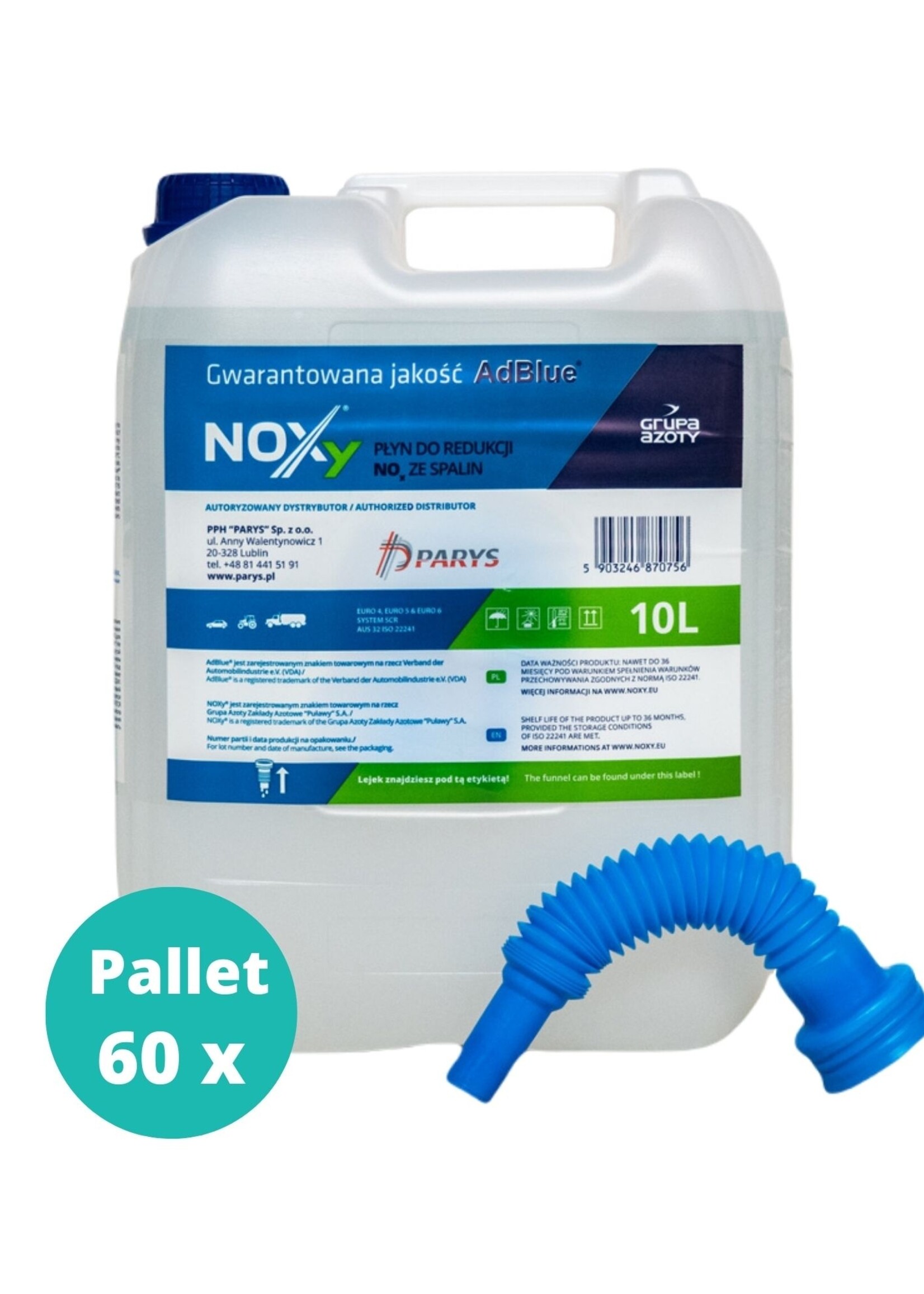 NOxy AdBlue® 60 x 10L Palletvoordeel
