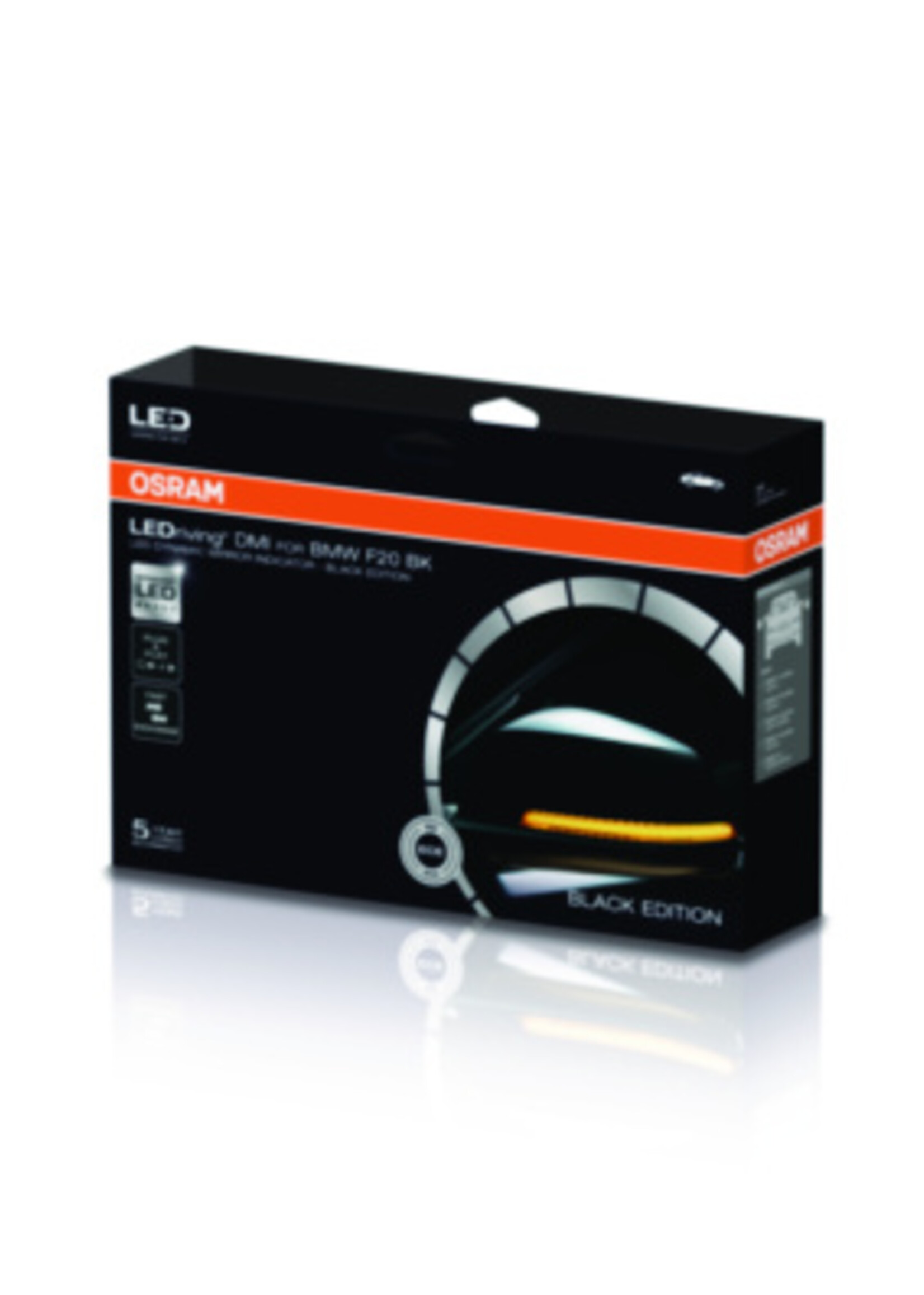 Osram LEDriving® Dynamic Mirror Indicator for BMW serie 1 - Black Edition